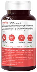bliss welness heart health phytosterols high potency lipid support veg capsule