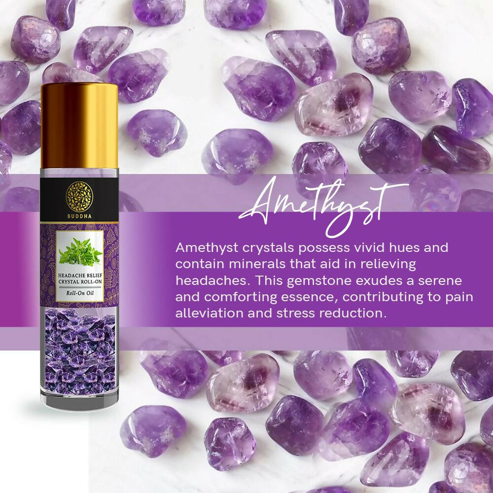 Buddha Natural Crystal Roll-On For Headache Relief - Distacart