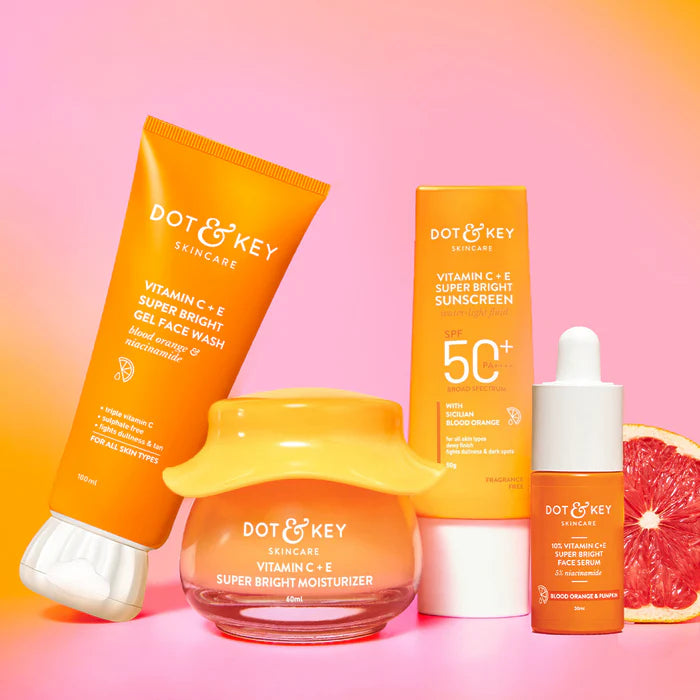 Dot & Key CSMS (Cleanser, Serum, Moisturizer, Sunscreen) Vitamin C Combo