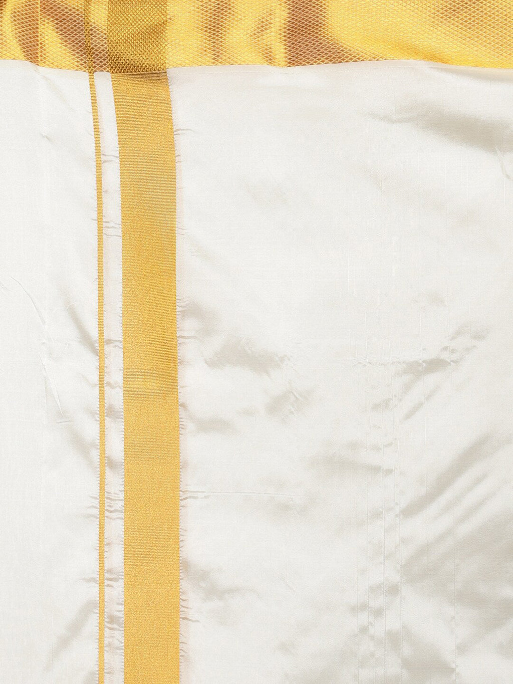 Sethukrishna Men Cream-Coloured Solid Dhoti - Distacart