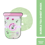 Makeup Revolution Bubble Tea Matcha Tea Bubble Sheet Mask - Matcha Green