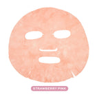 Makeup Revolution Bubble Tea Strawberry Milk Bubble Sheet Mask - Strawberry Pink - Distacart