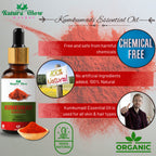 Nature Glow Herbal Kumkumadi & Basil Essential Oil Combo