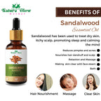 Nature Glow Herbal Sandalwood & Termaric Aromatherapy Oil Combo