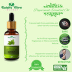 Nature Glow Herbal Tea Tree & Peppermint Essential Oil Combo