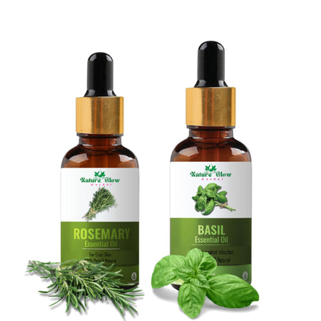 Nature Glow Herbal Rosemary & Basil Essential Oil