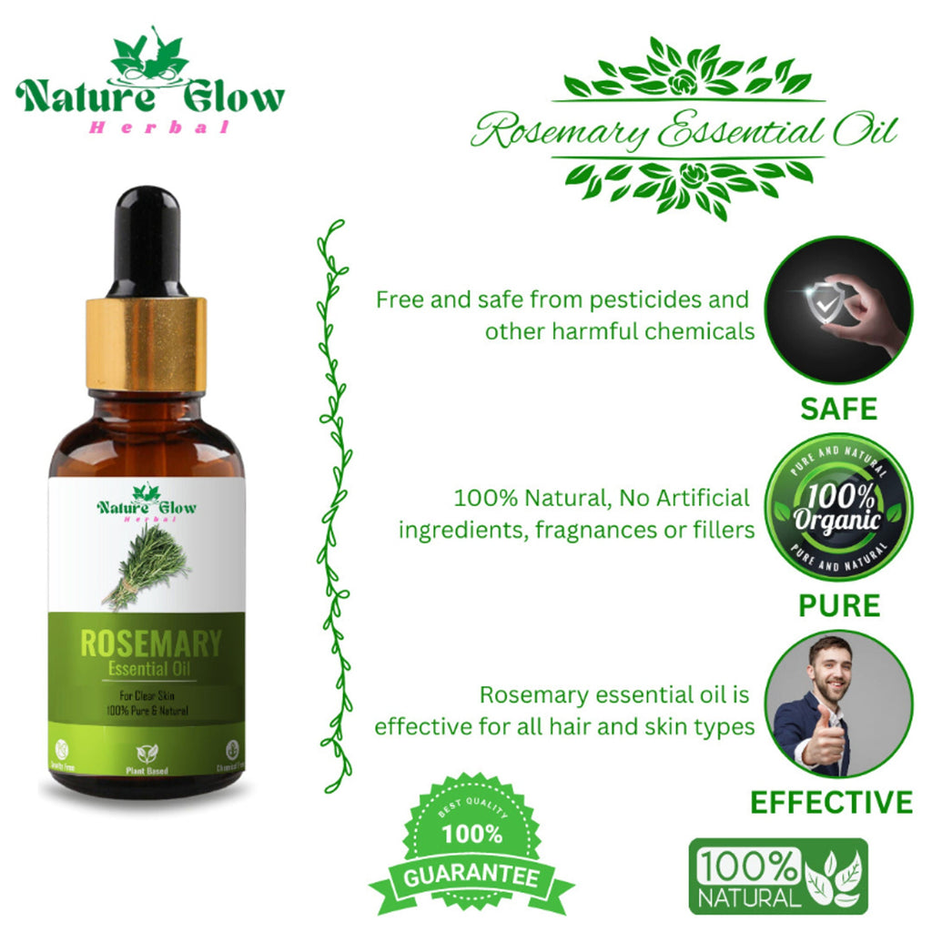 Nature Glow Herbal Rosemary & Basil Essential Oil