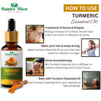 Nature Glow Herbal Kumkumadi & Turmeric Essential Oil Combo