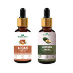 Nature Glow Herbal Argan & Avocado Facial Oil Combo