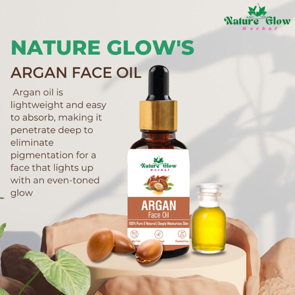 Nature Glow Herbal Argan & Avocado Facial Oil Combo