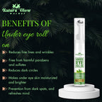 Nature Glow Herbal Under Eye Cream & Greentea Gel Roll On Combo