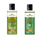 Nature Glow Herbal Neem & Bhringraj Hair Oil Combo
