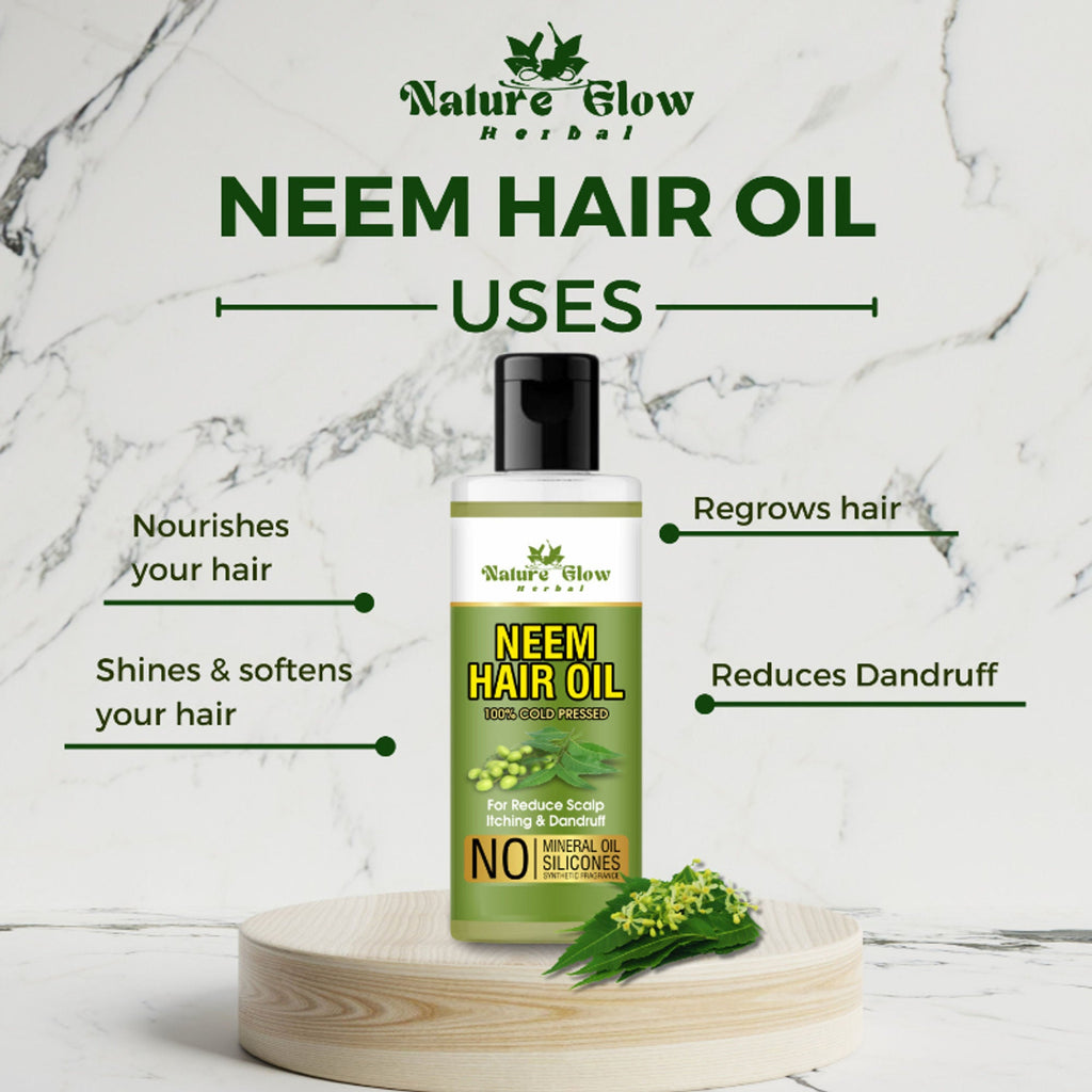 Nature Glow Herbal Neem & Bhringraj Hair Oil Combo