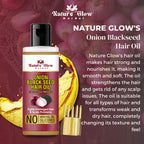Nature Glow Herbal Bhringraj & Onion Black Seed Hair Oil Combo