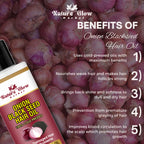 Nature Glow Herbal Bhringraj & Onion Black Seed Hair Oil Combo
