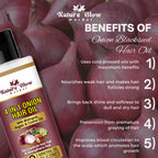 Nature Glow Herbal Bhringraj & 4 In 1 Hair Oil Combo