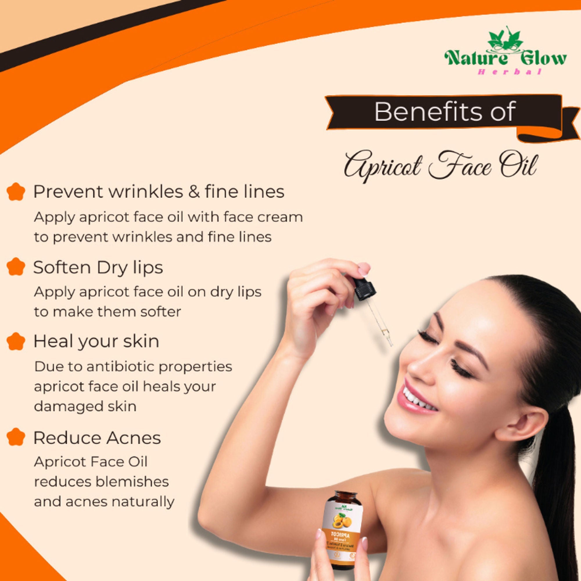 Nature Glow Herbal Apricoat Facial Oil