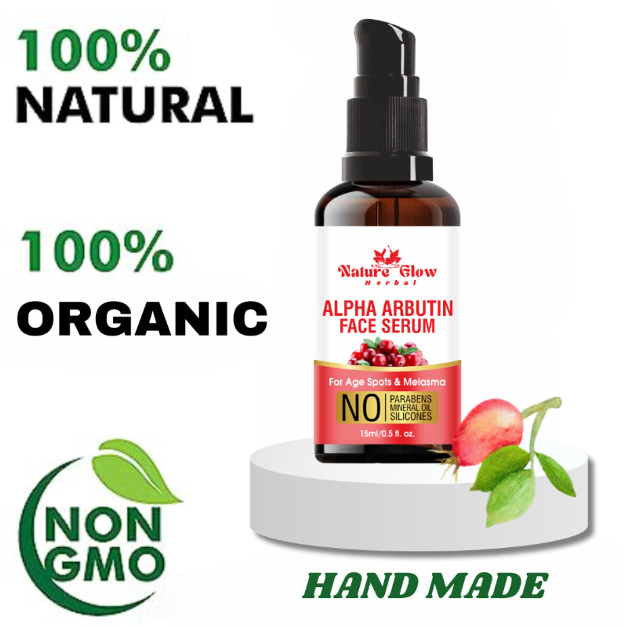 Nature Glow Herbal Alpha Arbutin Face Serum