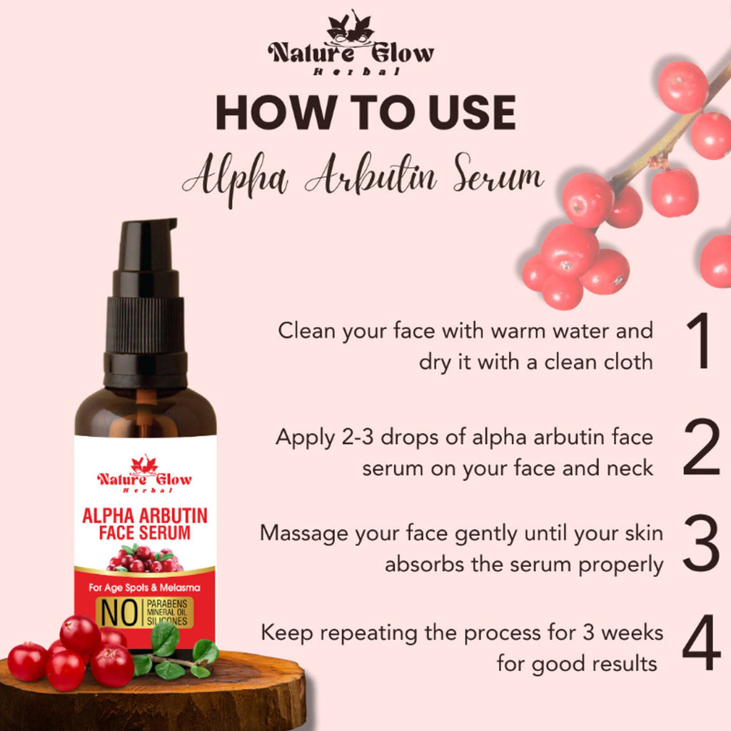Nature Glow Herbal Alpha Arbutin Face Serum