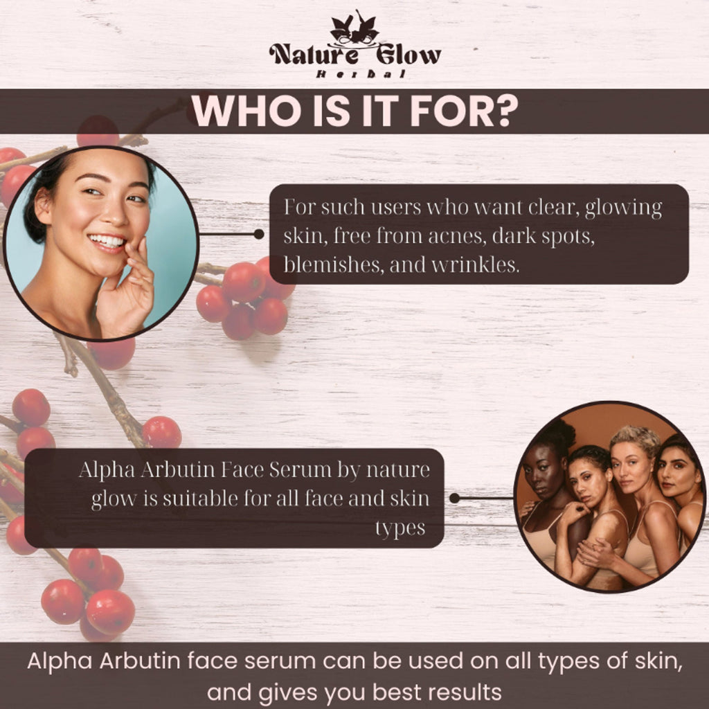 Nature Glow Herbal Alpha Arbutin Face Serum