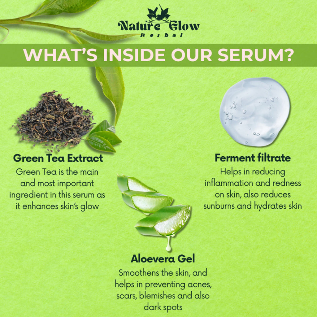 Nature Glow Herbal Green Tea Serum