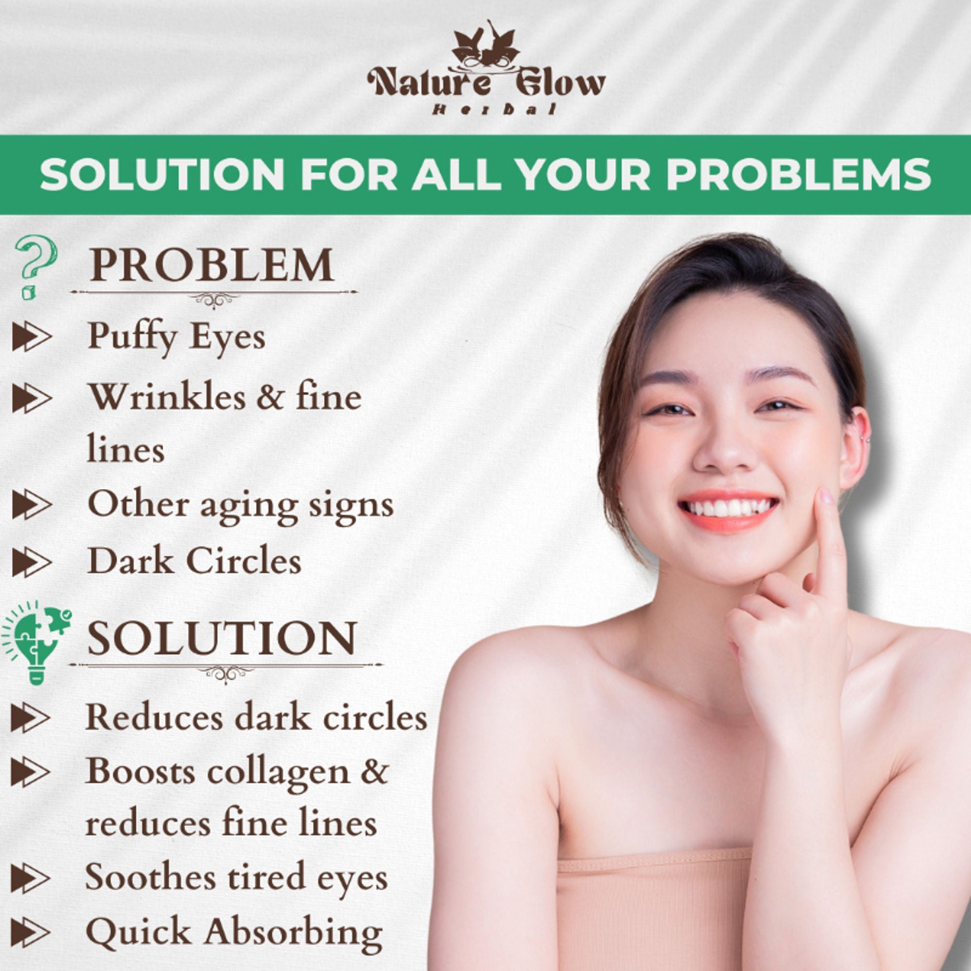 Nature Glow Herbal Under Eye Serum