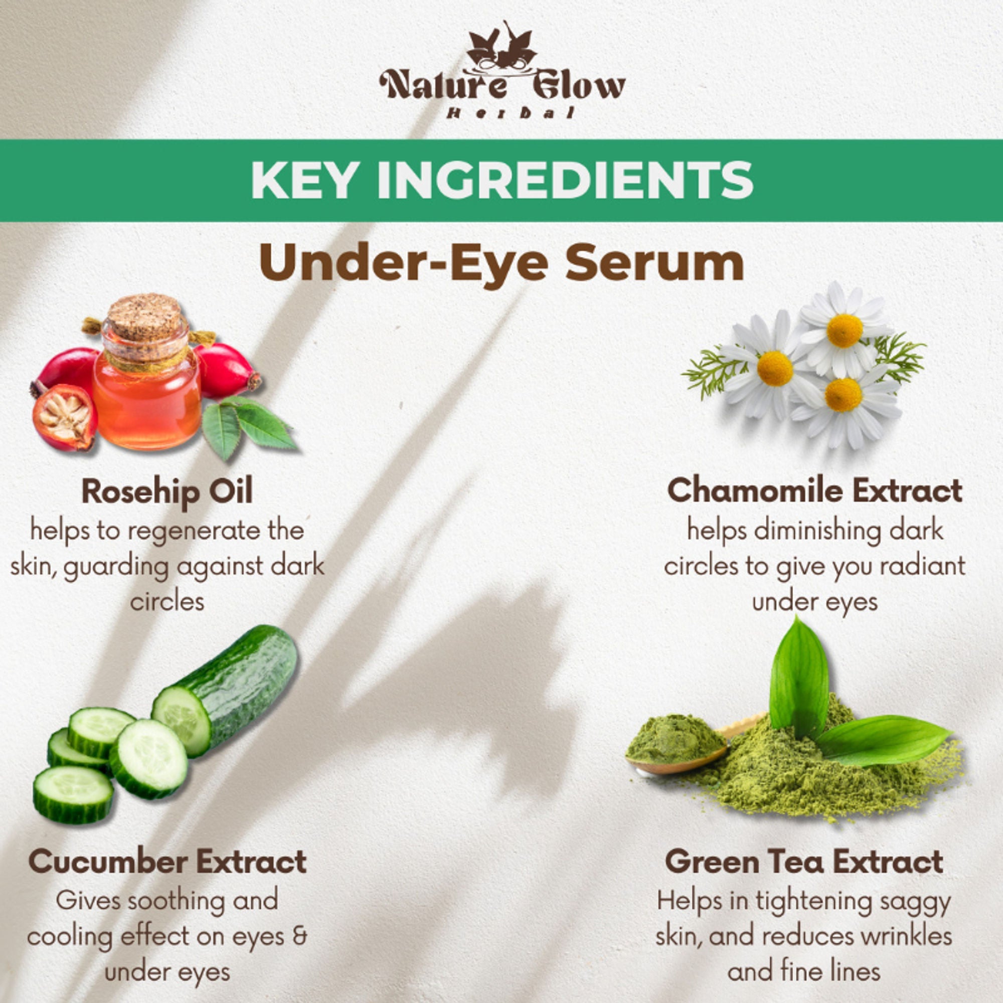 Nature Glow Herbal Under Eye Serum