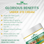 Nature Glow Herbal Under Eye Cream, Brighten, Hydrate