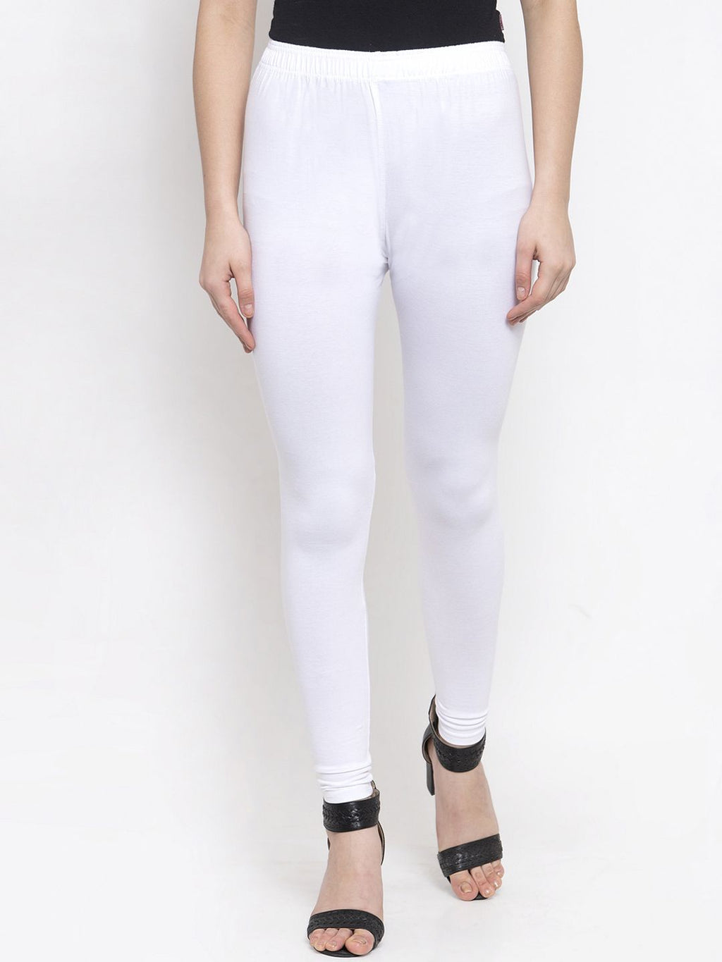 TAG 7 Women Pack Of 2 Solid Churidar-Length Leggings
