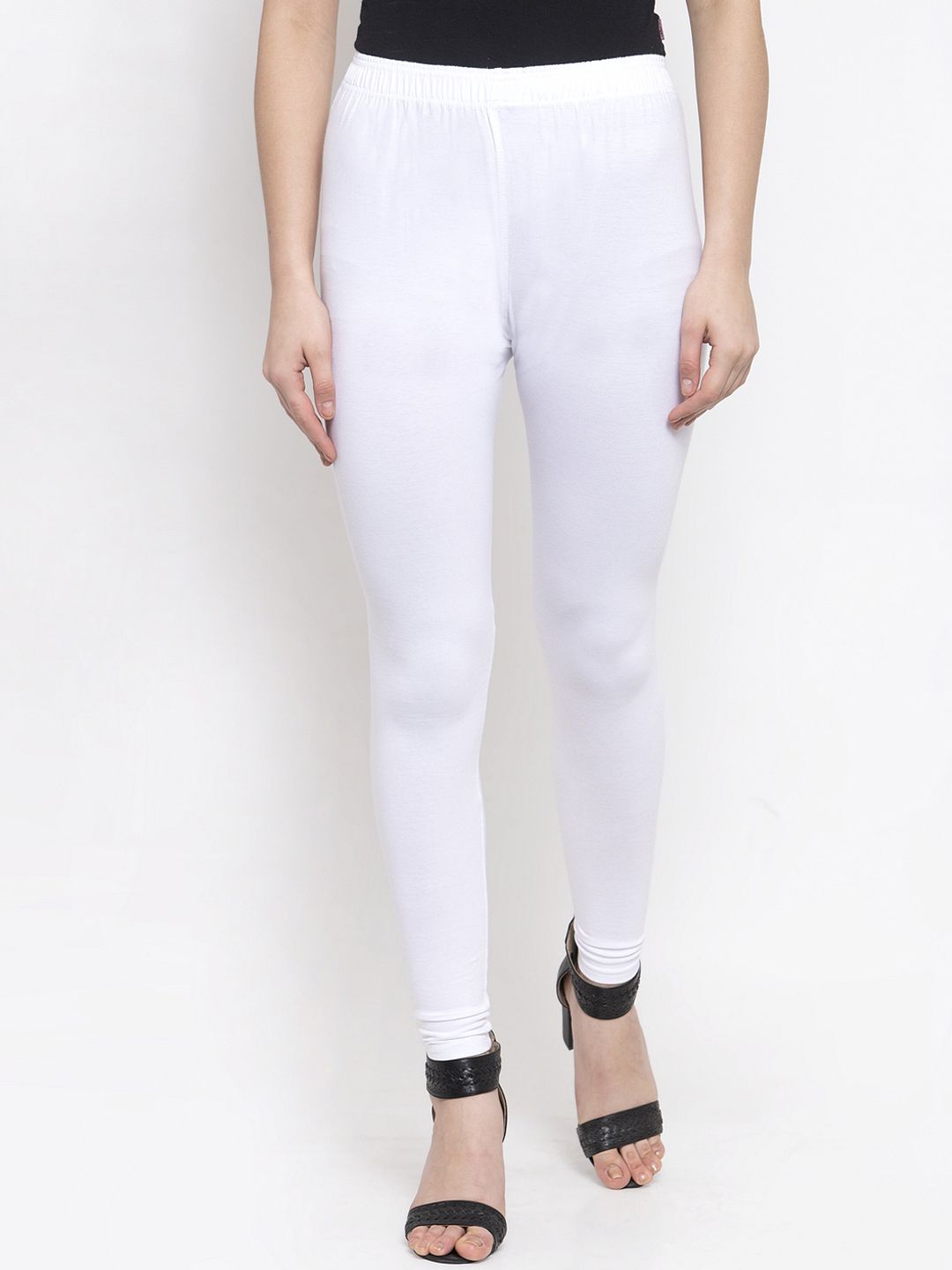 TAG 7 Women Pack Of 2 Solid Churidar-Length Leggings
