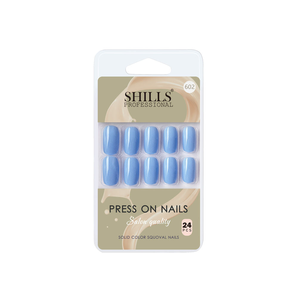 shills professional reusable press on nails square spn602
