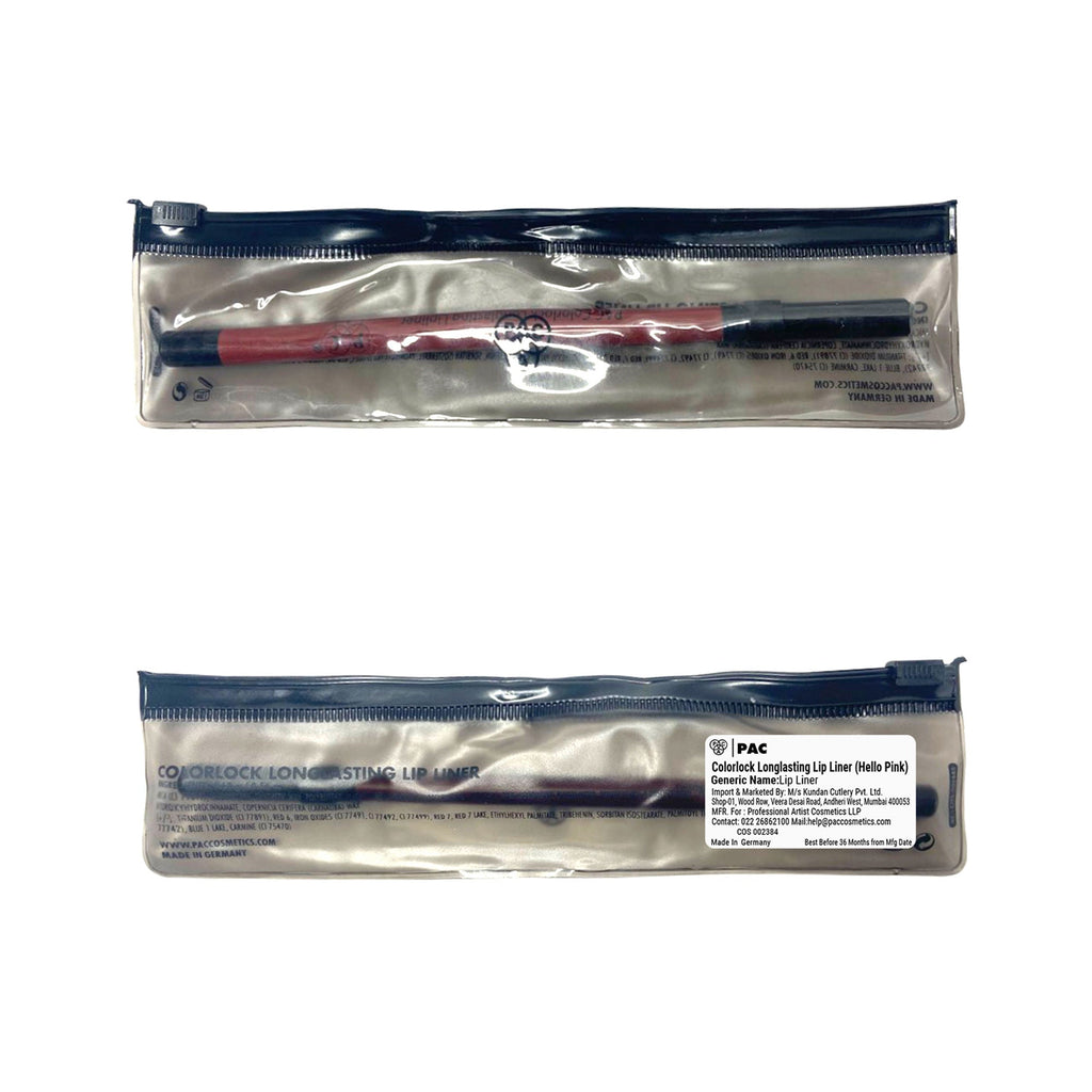 PAC Studio Colorlock Longlasting Lip Liner - Hello Pink - Distacart