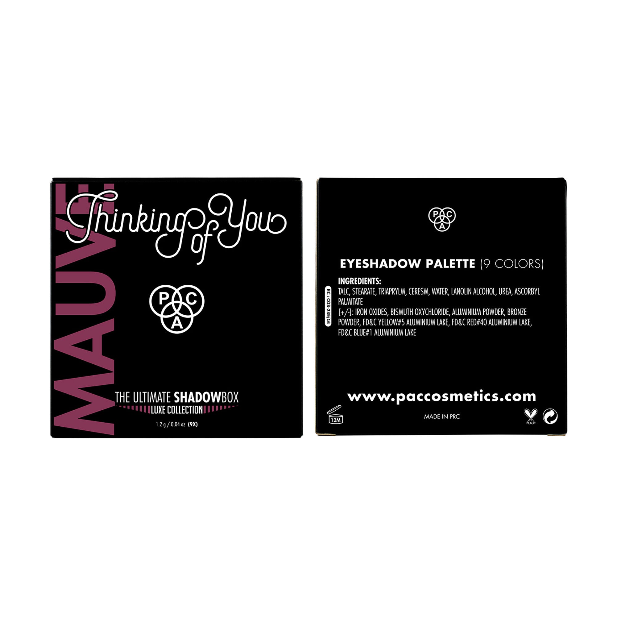 PAC Studio Luxe Shadowbox X9 - Thinking Of You Mauve(1.4g)Each)