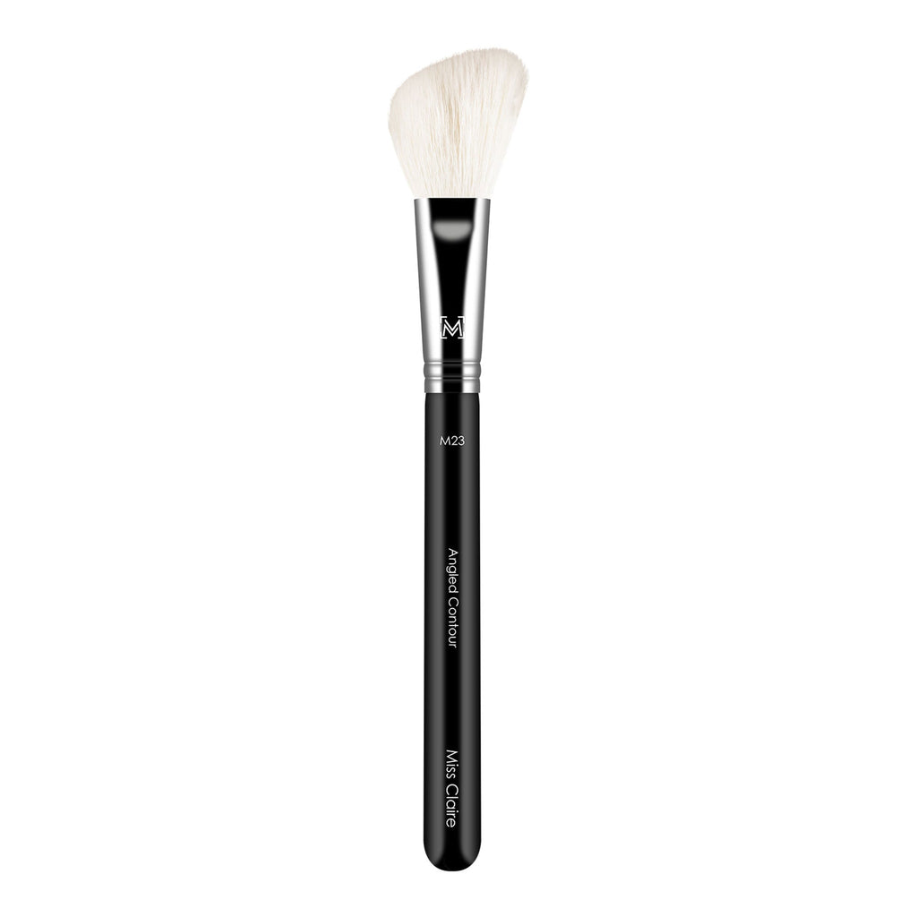 Miss Claire M23 - Angled Contour Brush - Chrome
