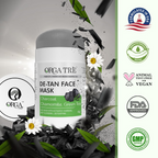 Orgatre Detan Face Mask Stick For Men & Women With Green Tea Chamomile For Tan