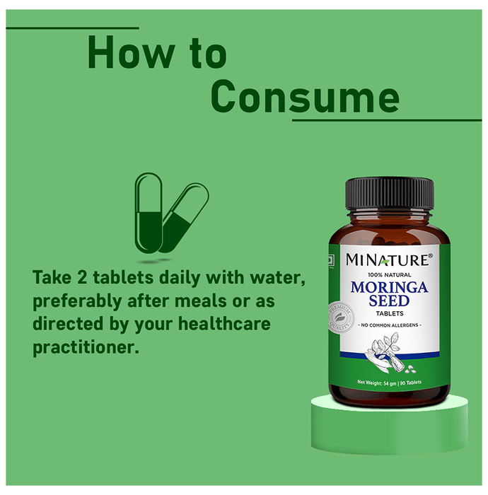 Minature Moringa Seed Tablets
