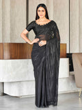 Tikhi Imli Woven Design Satin Ready to Wear Saree - Distacart