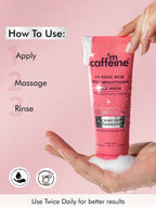 mCaffeine Clear Glow 1% Kojic Acid Daily Brightening Face Wash For Dark Spots & Pigmentation