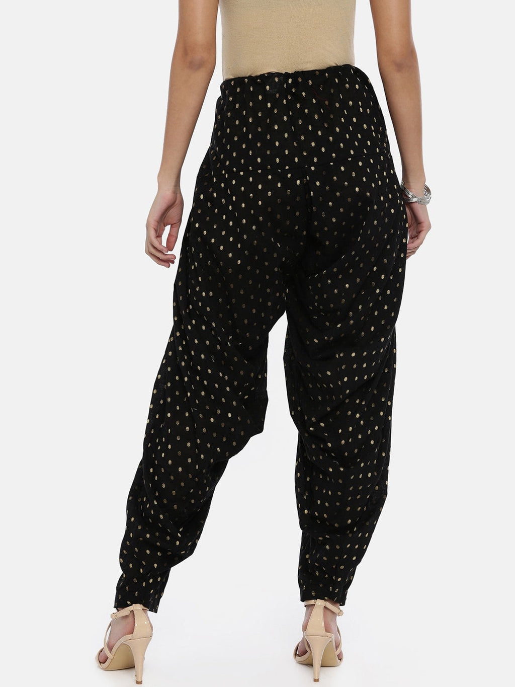 Souchii Black Woven Design Patiala - Distacart