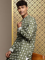 House of Pataudi Jashn Ethnic Motifs Printed Kurta