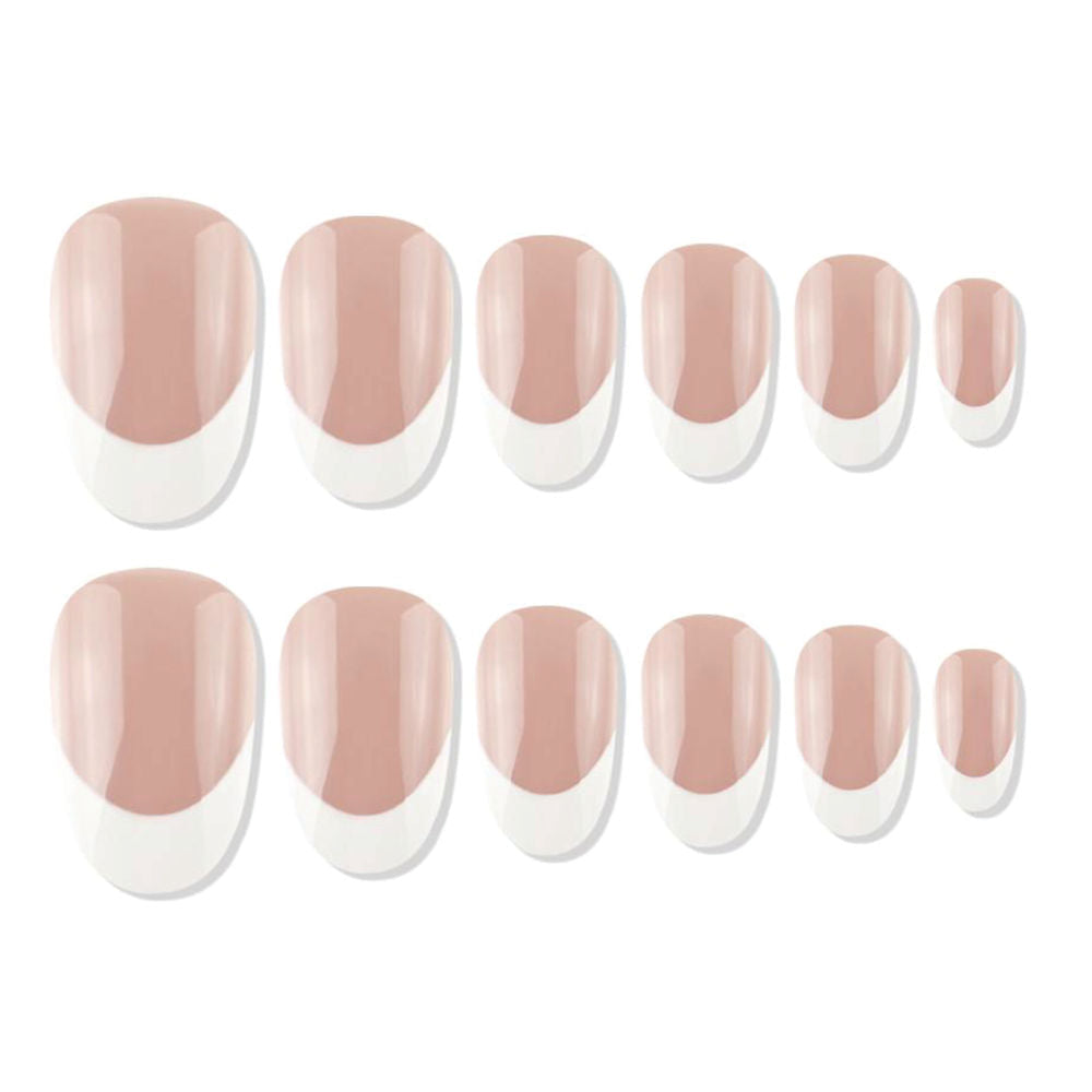 shills professional reusable press on nails french oval spn715