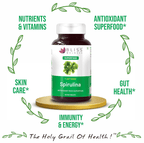 Bliss Welness Immunity & Wellness Spirulina Veg Tablet