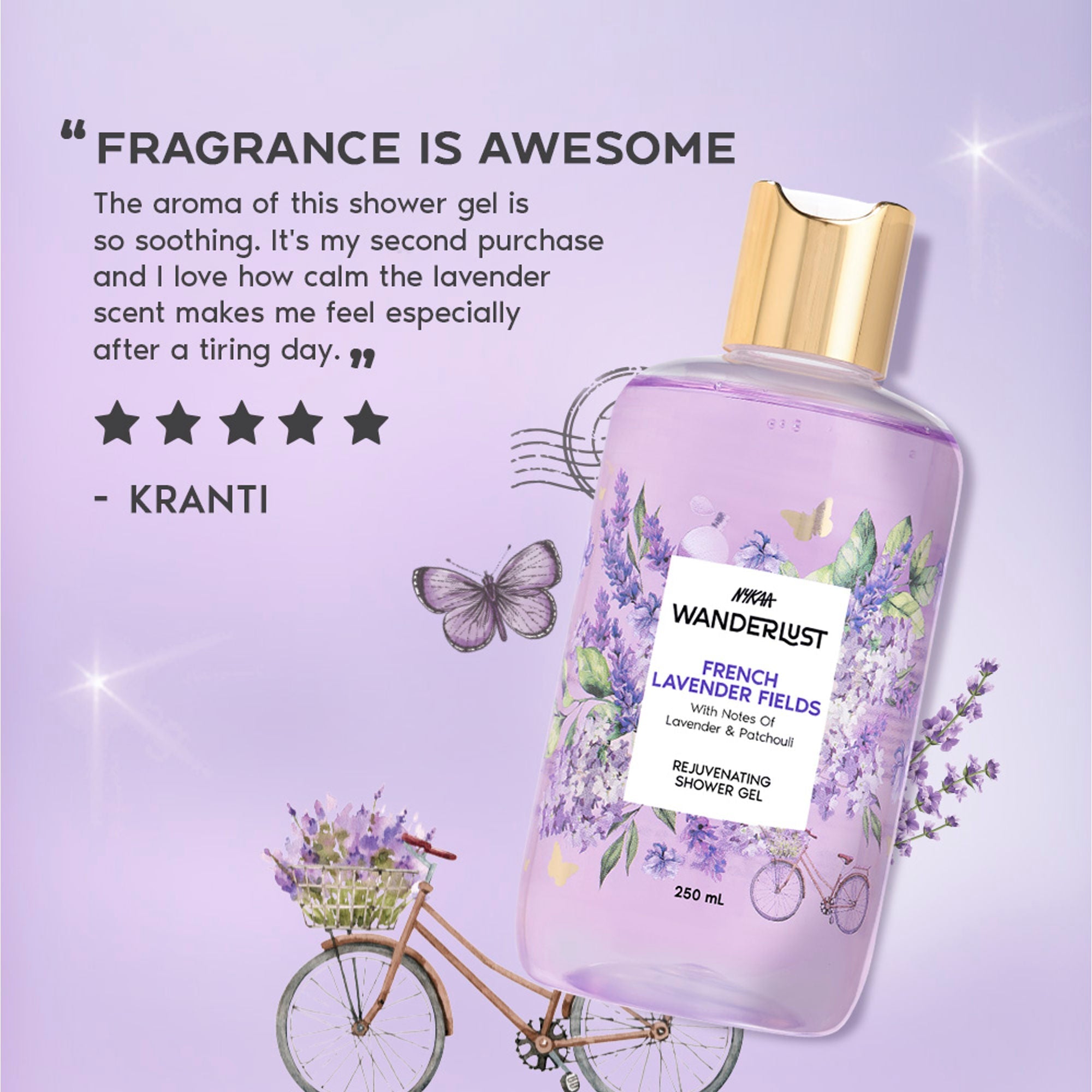 Wanderlust Shower Gels - French Lavender