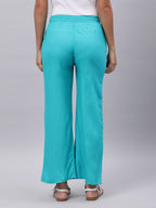 Souchii Blue Liva Palazzos - Distacart