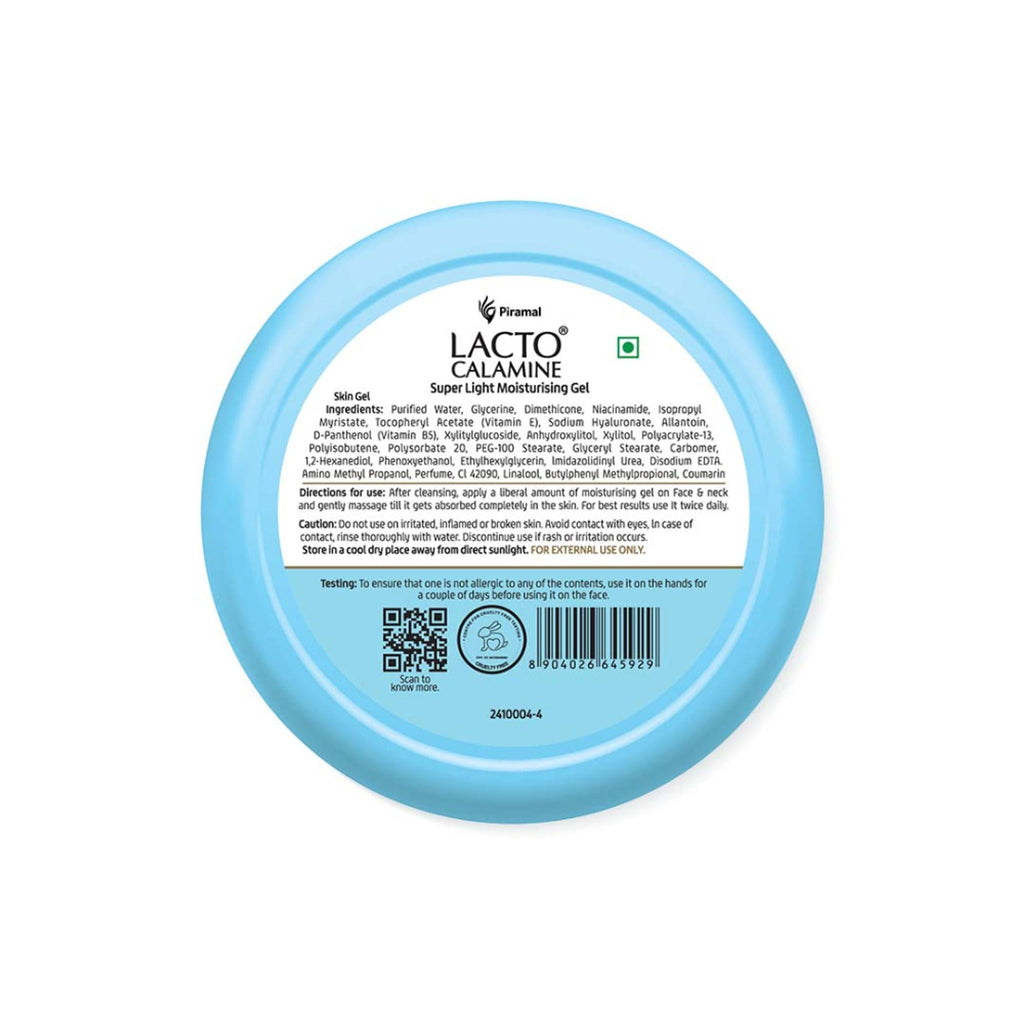 Lacto Calamine Super Light Face Moisturizer Gel For Oily Skin & Hydrated Glow