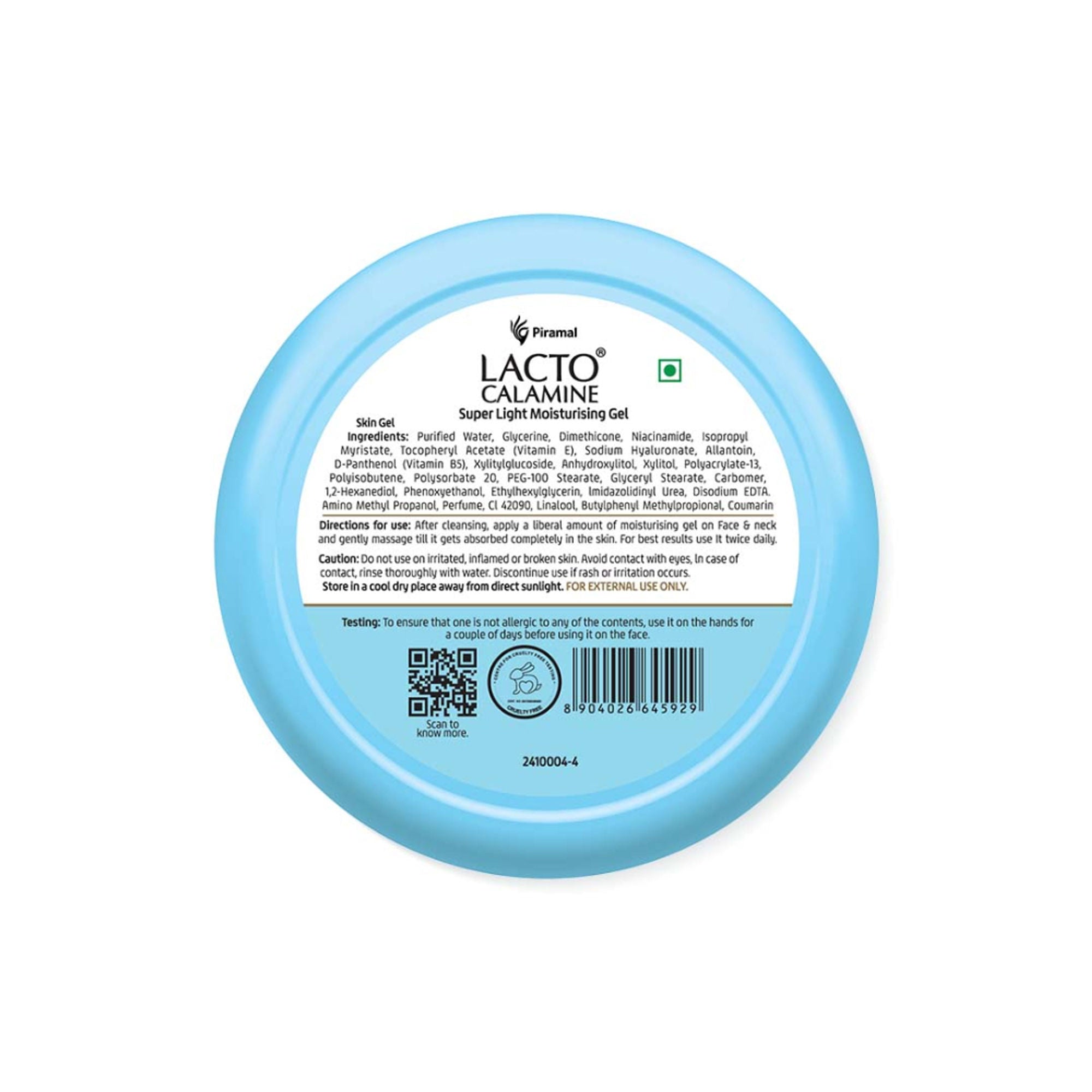Lacto Calamine Super Light Face Moisturizer Gel For Oily Skin & Hydrated Glow