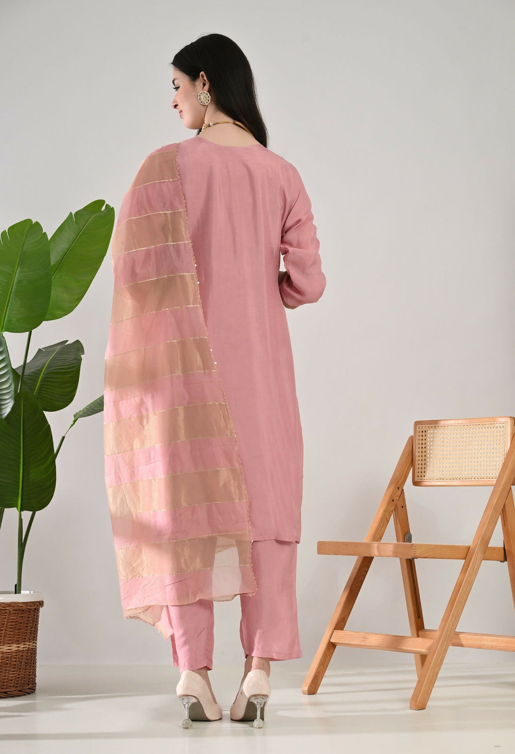 Joban Fashion Onion Premium Pure Viscose Print Dola With Handwork Kurta Set