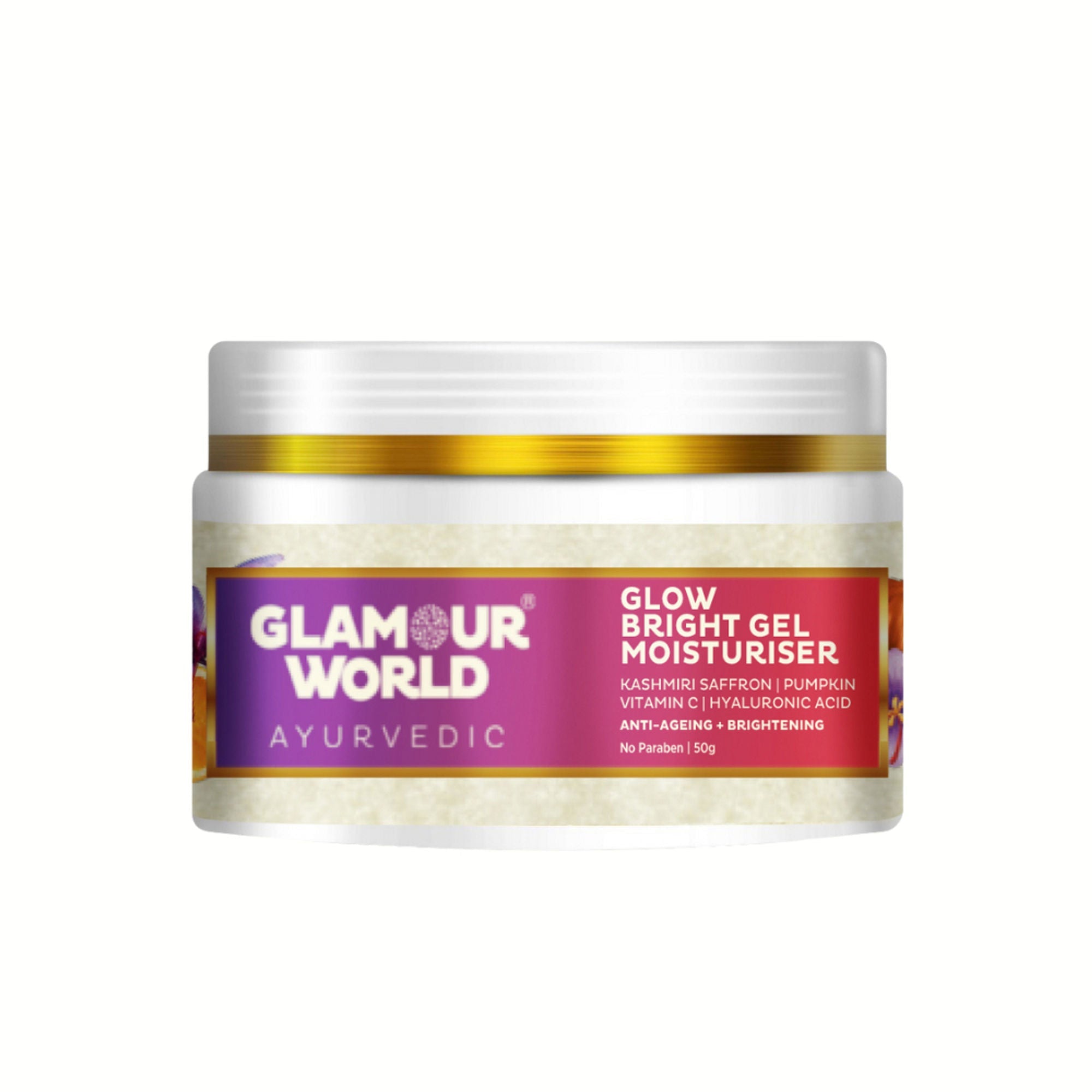 GLAMOUR WORLD AYURVEDIC Glow Bright Gel Moisturiser