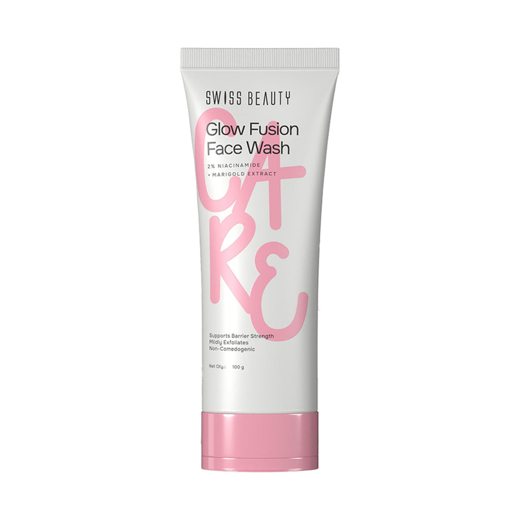 Swiss Beauty Care Glow Fusion Face Wash - 2% Niacinamide & Marigold Extract