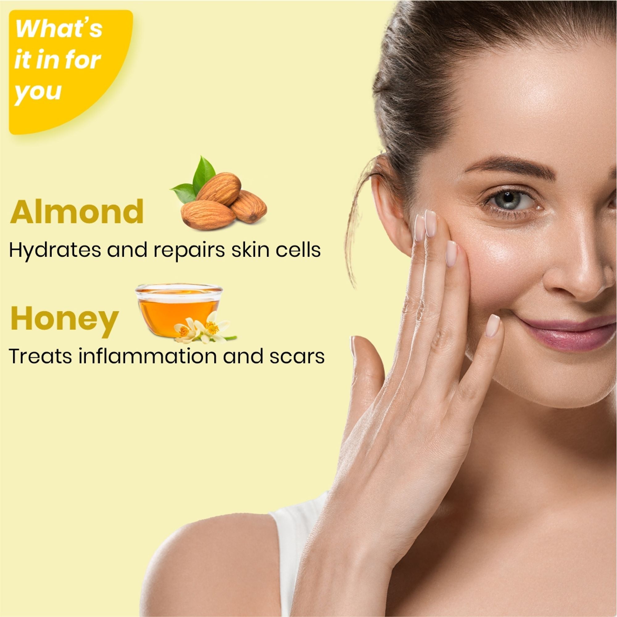 Matt Look Instant Tan Removal With Almond & Honey Dead Skin Removal Gel